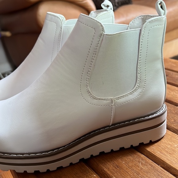 NWT - JABASIC Womens Chelsea Elastic Ankle Boots Waterproof Flat Boots -Size 8.5 - Picture 10 of 13